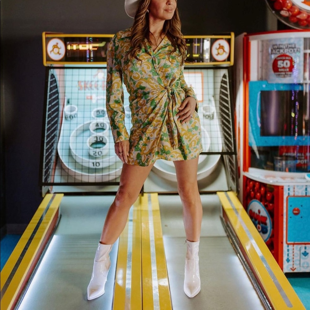 Retro Zara dress with matching headband